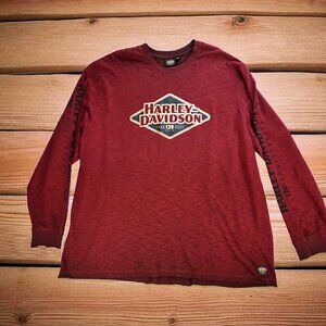 NWT Harley Davidson 120th Anniversary Biker Motorcycle Long Sleeve Tee 5X